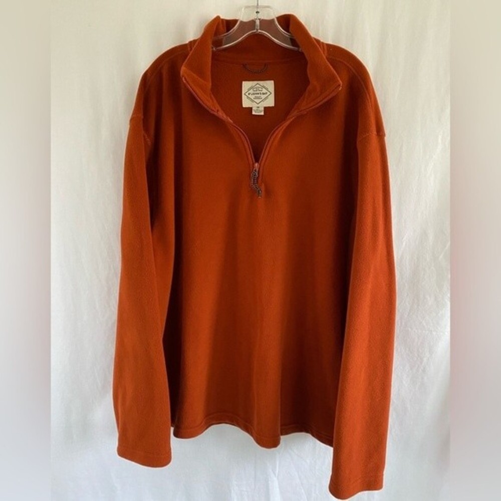 Big Men’s XXL St John’s Bay Fleece Pullover Jacket Shirt
